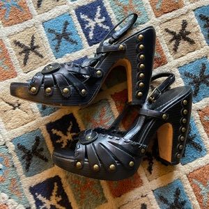 BCBGMAXAZRIA Black Heels 37.5 (Fits like 6.5-7)